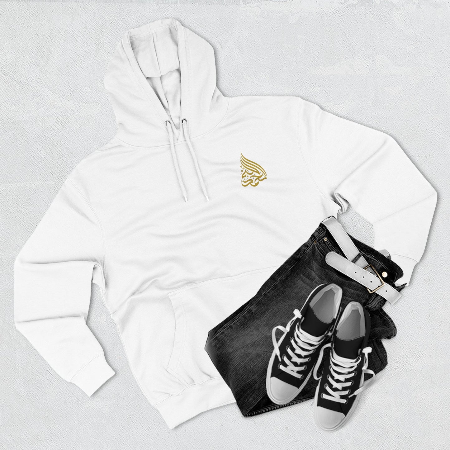 Deenwear Signature Hoodie – Black & White